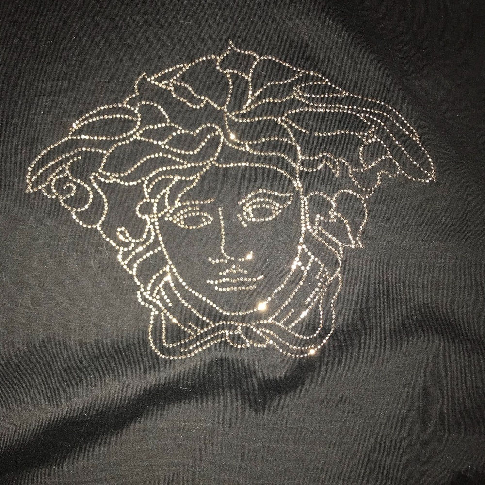 Versace Crystal Medusa Tshirt